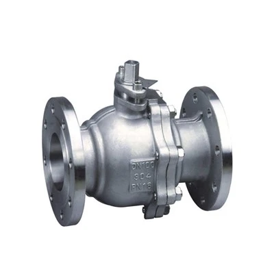 Vàlvula de bola industrial flotant de ferro colat