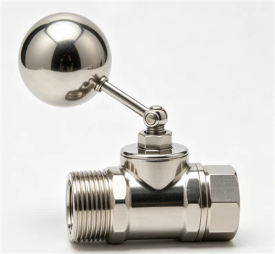 Vàlvula de bola flotant de dipòsit d'aigua ajustable d'acer inoxidable